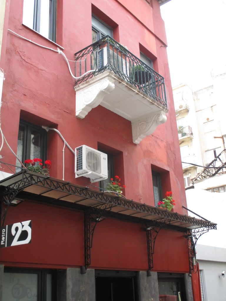 The building